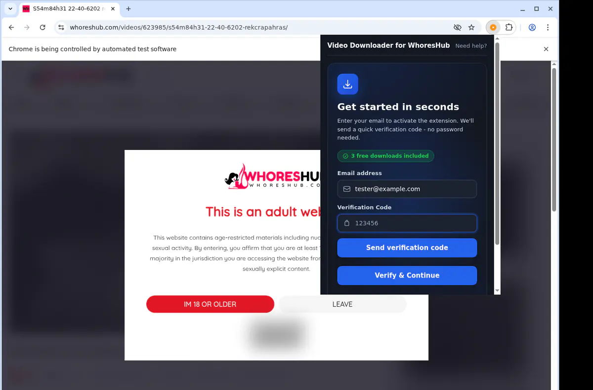 Whoreshub Video Downloader screenshot 4
